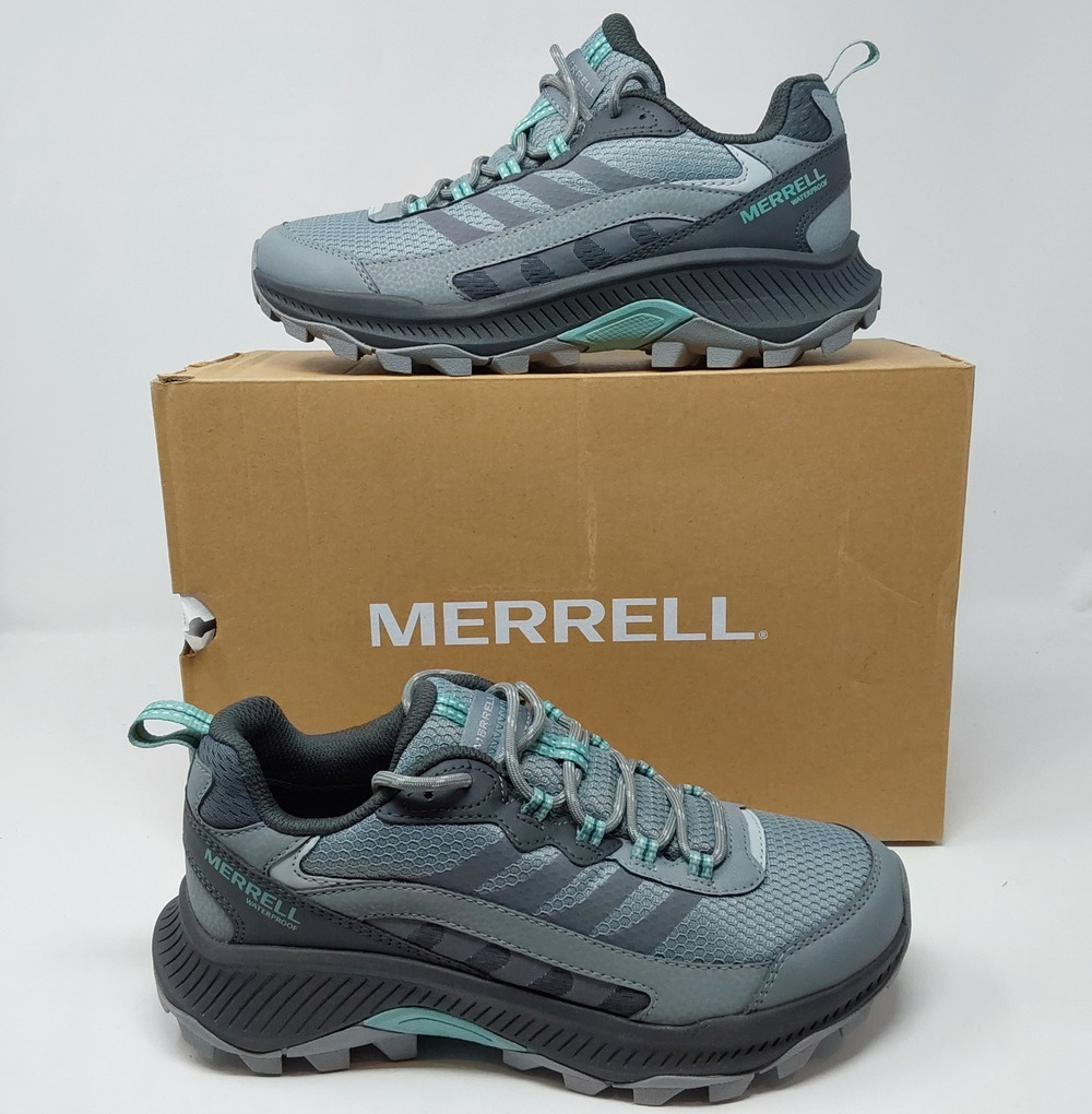 Merrell Speed Strike 2 Waterproof Womens 7 Monument Gray Hiking Shoes J038284